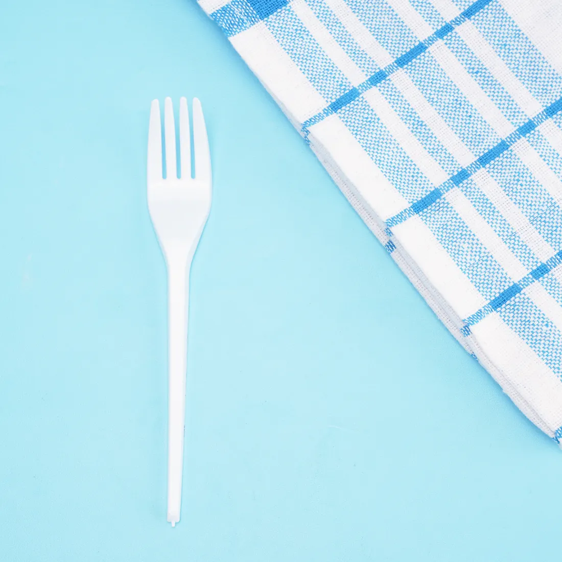 Peralatan makan plastik — Garpu Makan