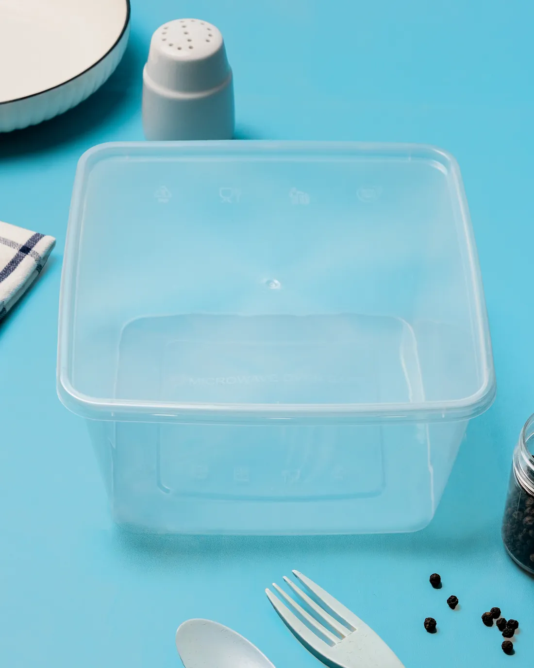 Food container plastik — Thinwall Square Catering